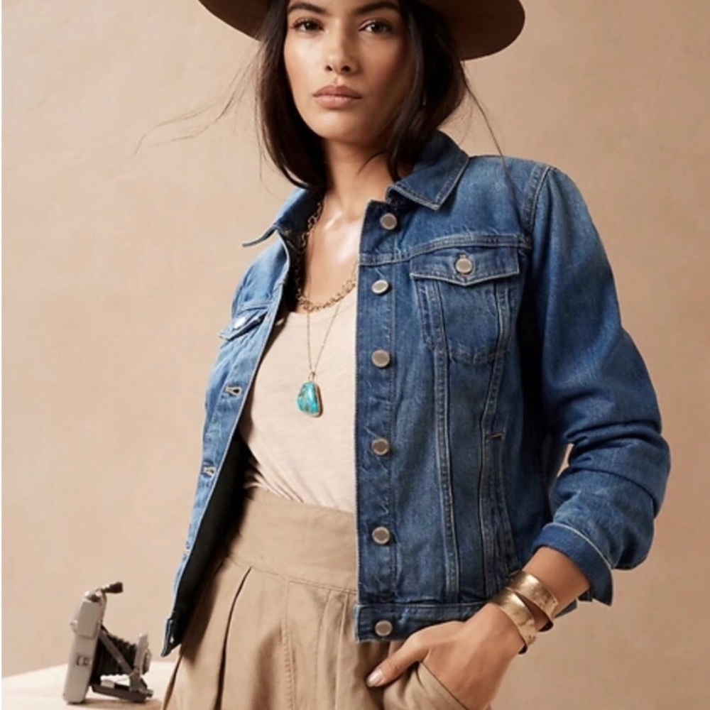 Banana Republic Denim Jean Jacket Medium Wash